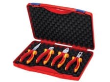 Image of Knipex 00 20 15 VDE Pliers Set in Case, 4 Piece