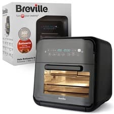 Image of Breville Halo Rotisserie Air Fryer | Digital Extra 10 liters, Black & Grey