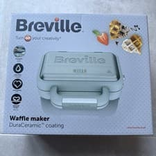 Image of Breville Duraceramic Waffle Maker | Non-Stick and Easy Clean Waffle Iron with De