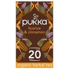 Image of Pukka Organic Licorice Cinnamon Tea 20 20's (Pack 3)