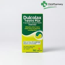 Image of Dulcolax 12+ Gastro-Resistant 5mg Bisacodyl 100 tablets Pack - Long Expiry
