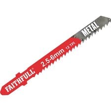Image of Faithfull T118B Metal Cutting Jigsaw Blades Pack of 5