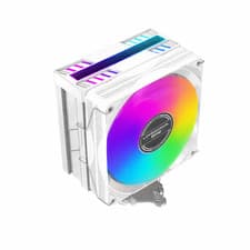 Image of New White CPU RGB Air Cooler 120mm – High Speed / Ultra Silent / High Air Flow