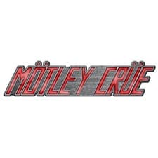 Image of Motley Crue Logo Official Metal Pin Badge 45mm x 10mm