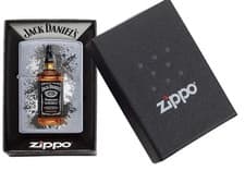 Image of New Genuine Zippo Jack Daniels Design Windproof Liquid Fuel Lighter 207