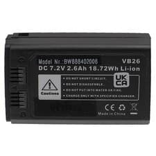 Image of Battery for Godox VB26A VB26 2600mAh 7.2V Li-Ion