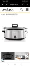Image of Crock-pot Sizzle & Stew Slow Cooker | 6.5 L (8+ People) Removable Hob-Safe Bowl