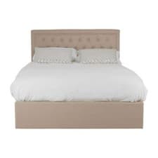 Image of Hannah Beige Ottoman Double Bed