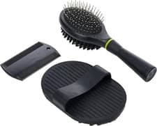 Image of Dog Grooming Starter Kit Puppy Care Set Brushes Clippers Accessories