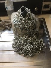 Image of 1- 1/4 STRAIGHT LINK x 30M CHAIN BRIGHT ZINC 30M