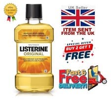 Image of Buy 2 Get 1 Free 500ml LISTERINE Original Mouthwash Gum Problem Bad Breath