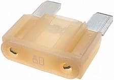 Image of HELLA 8JS 728 595-111 Electrical Fuse Replacement 80A Current Strength Universal