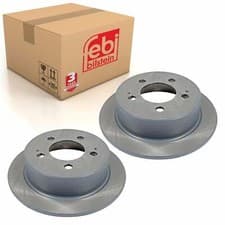 Image of Pair of Rear Brake Disc Fits Ssangyong OE 4840109000 Febi 170608