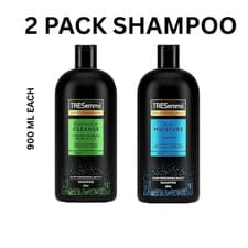 Image of TRESemmé Rich Moisture Shampoo & Replenish and Cleanse Shampoo Twin Pack 900ml