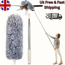 Image of Extendable Feather Duster Microfiber Duster with Long Telescopic Extension Pole
