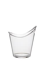 Image of BarCraft Clear Acrylic Bottles Drinks Pail / Wine Cooler 2.5 x 25.5 28.5 cm