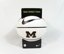 Image of Nike Versa Tack Elite Championship Michigan Wolverines Basketball Ball Sz 6 RARE