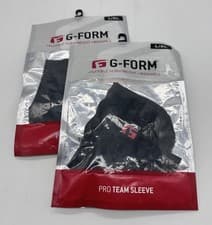 Image of Set of 2 NEW G-Form Pro Team Compression Sleeve Black Pair Size L/XL Large/XL