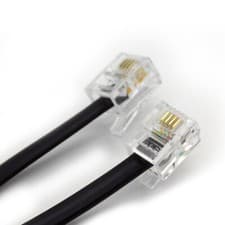 Image of RJ11 to RJ11 ADSL Cable Modem Router Fast Sky Broadband BT Telephone Phone Lot