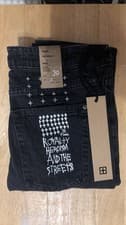 Image of Ksubi Van Winkle Black Marble KPlus Men’s Skinny Denim Jeans - Brand New