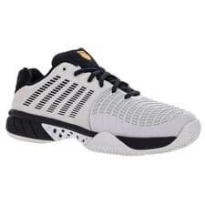 Image of K-Swiss Express Light 3 HB Mens All Court White Tennis Shoes Size UK 8.5 - 9.5