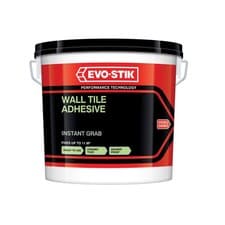 Image of Evo-Stik Instant Grab Wall Tile Adhesive 10 Litre
