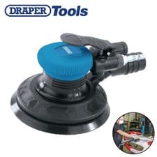 Image of Draper 150mm 6" Variable Speed Random Orbital Dual Action DA Air Sander, 65084