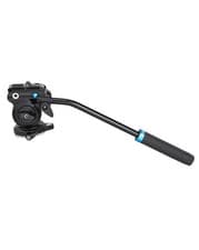 Image of Benro S2N S2PRO Flat Base Fluid Video Head Tripod Head with Pan Arm 5.5 lb Max