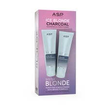 Image of ASP System Blonde Ice Blonde Charcoal Shampoo & Conditioner 275ml Duo
