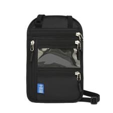 Image of RFID Blocking Travel Body Wallet Passport Holder Neck Shoulder Document Bag Case