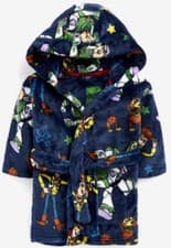 Image of Navy Blue Disney Toy Story Soft Touch Fleece Dressing Gown (5-6 years)