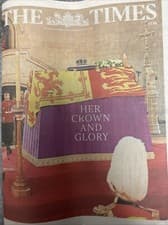 Image of The Times Queen Elizabeth II 1926-2022 15th September
