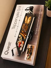 Image of Quest Electric Teppanyaki Grill 2000W- Non stick Table Top BBQ Plate, Large