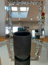 Image of TEA LIGHT HOLDER VARIOUS ANGEL OR GLITTER WINGS TEA LIGHT HOLDER WICCAN PAGAN