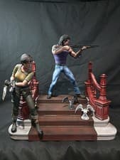 Image of 1/6 Resident Evil Zero Billy & Rebecca Premium Statue and base
