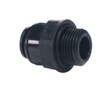 Image of 5 x John Guest 12mm x 3/8" BSP straight adaptor. JG Speedfit push fit PM011213E