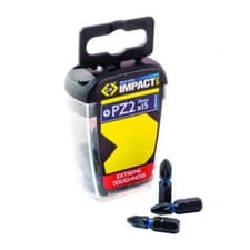 Image of CK Tools T4560 PZ2D15 Blue Steel Impact Screwdriver Bit 25mm Box of 15