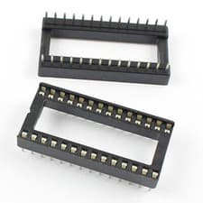 Image of 10Pcs 2.54mm Pitch 28 Pin DIP Type IC Sockets Adaptor Wide #A6-13