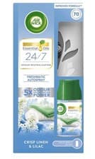 Image of Air Wick Freshmatic Autospray and Refill Set Crisp Linen and Lilac 250ml