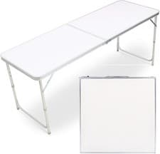 Image of Oypla 4ft Folding Outdoor Camping Kitchen Work Top Table