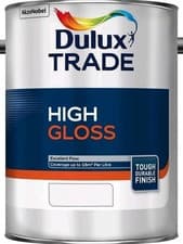 Image of Dulux Trade High Gloss PURE BRILLIANT WHITE 5L