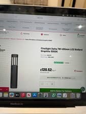 Image of Bollard post graphite lights x6. unused , purchased in error. still in boxes