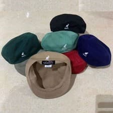 Image of Kangol 504 Ventair Beret Hat Breathable Flat Cap Summer Casual Hat Newsboy Woven