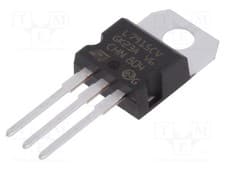 Image of 1A THT linear,fixed L79 IC: voltage regulator -15V TO220AB