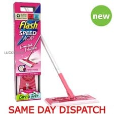 Image of Flash Speedmop + 4xDry+ 4xWet Cloth Lemon Scent New pink Speedmop Starter Kit