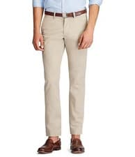 Image of Polo Ralph Lauren Slim-Fit Stretch Chino Pants Khaki Cla Beige Tan Trousers NEW