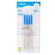 Image of Dr Brown's Baby Infant Cleaning Milk Vent Bottle Teat Brush 4pieces Uk Brown