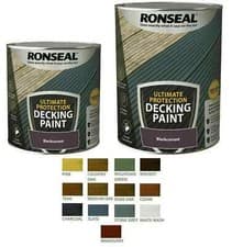 Image of Ronseal Ultimate Decking Paint 2.5L/5L - Revive - Rescue Protect Deck Wood