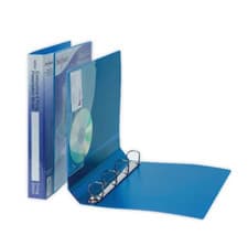 Image of Snopake Executive Presentation 4D-Ring A4 Binder Electra Blue New + Free 24h Del