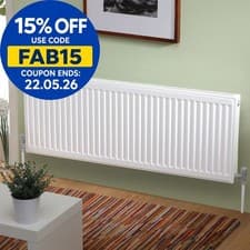 Image of K Rad Kompact Type 21 Double Panel Radiator 400 x 1600mm